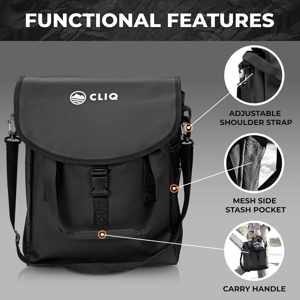 CLIQ Chair Carry Bag, Waterproof Nylon Holds 2, 4, and 6 Camping Chairs