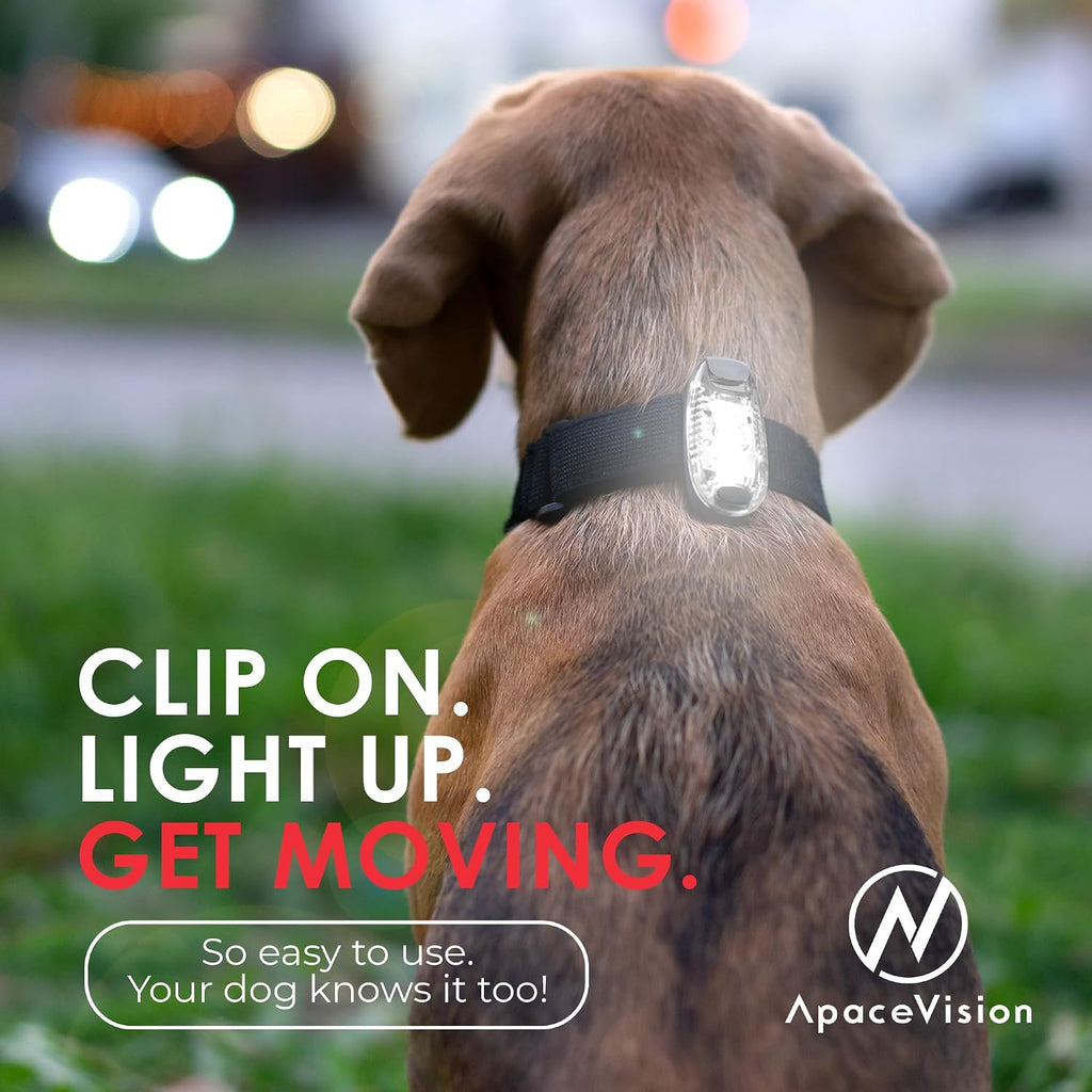 LED Safety Light (2 Pack) with Bonus Items – Clip On Strobe/Running Lights for Runners, Dogs, Bikes, Walking and More
