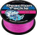 Reaction Tackle Braided Fishing Line - Pro Grade Power Performance for Saltwater or Freshwater Fish - Colored Fishing Line Braid for Extra Visibility