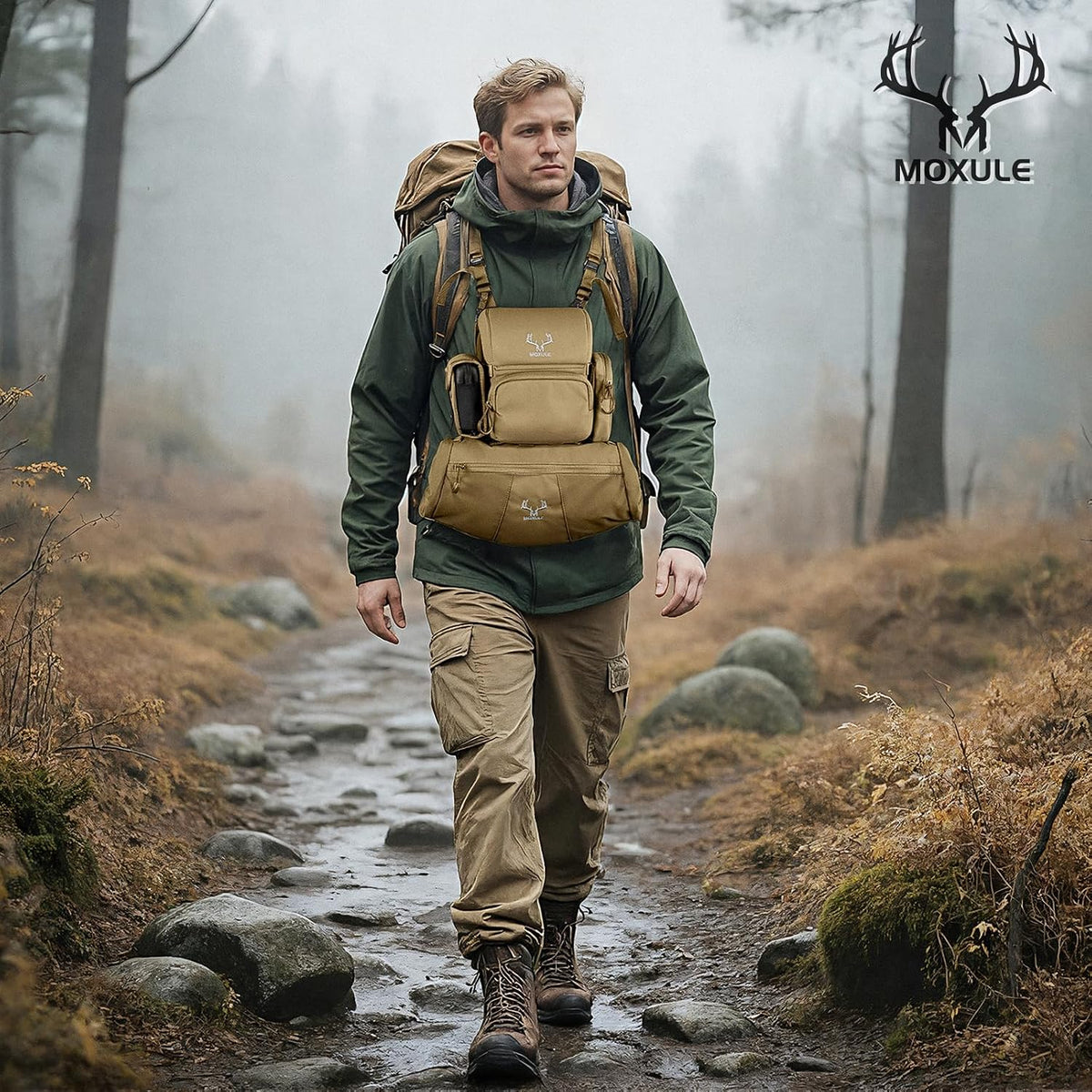 MOXULE Hunting Hand Warmer Muff: Insulated Fleece for Cold Weather