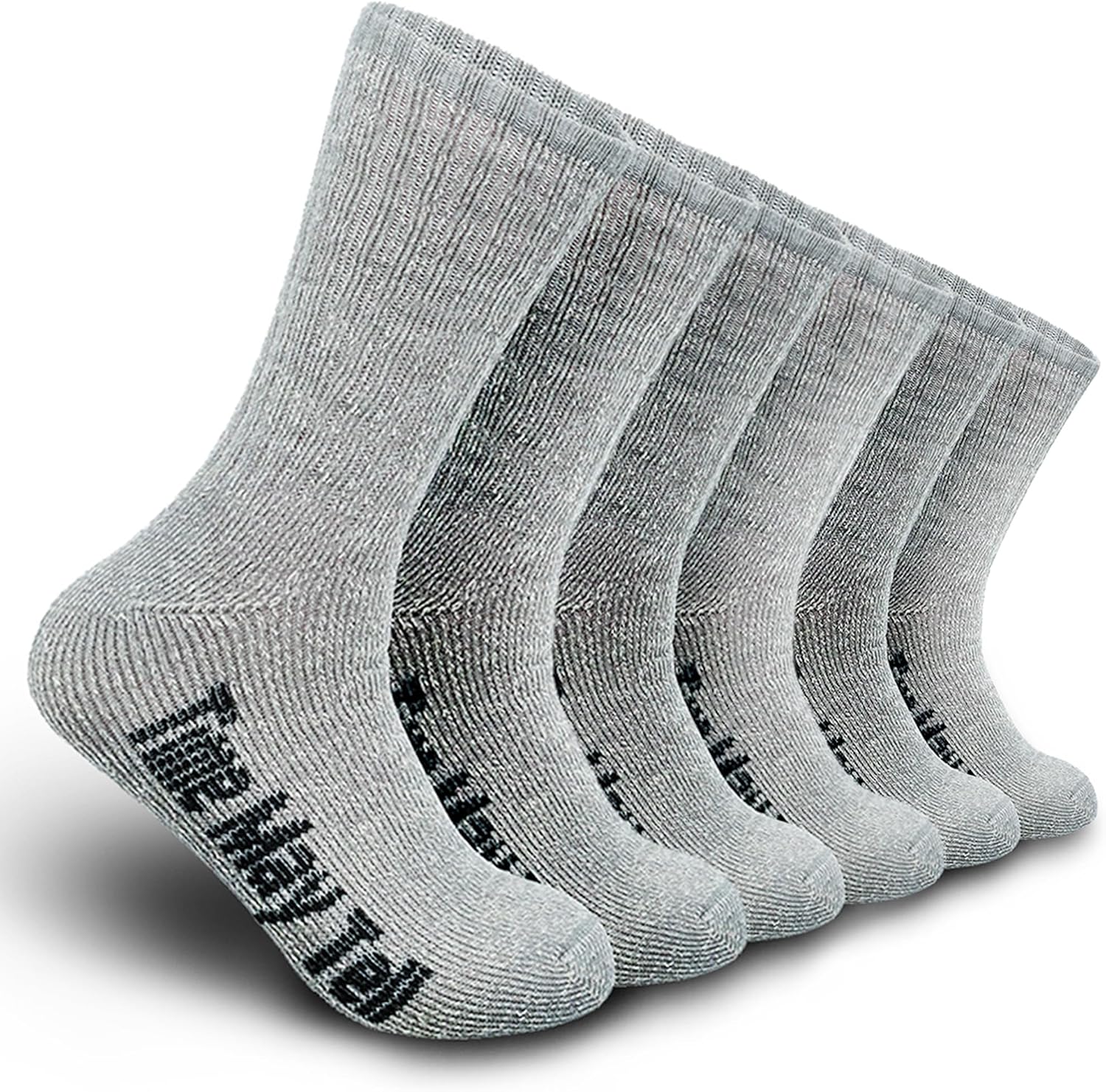 Time May Tell Mens Merino Wool Hiking Cushion Socks Thermal Warm Boot Socks