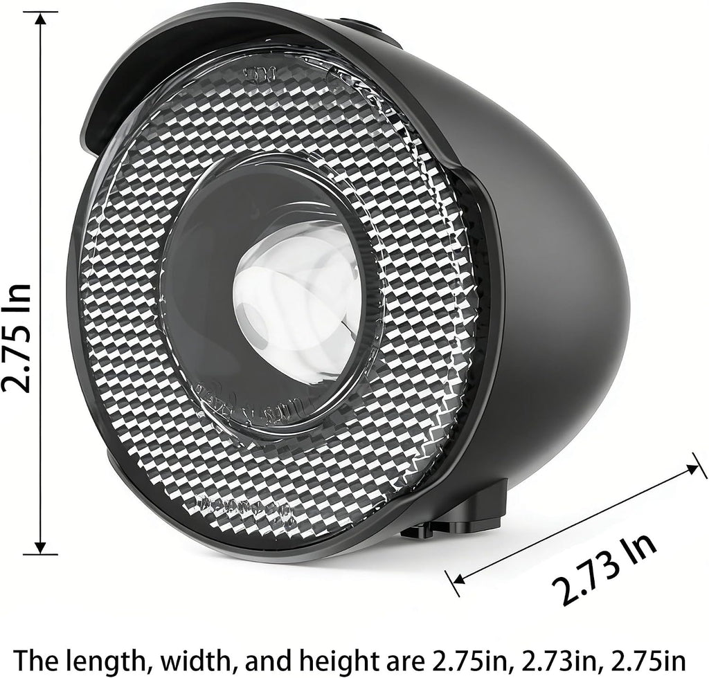 Retro Vintage Bike Front Light New Version 350Lumen High-Brightness Headlights IPX6 Waterproof Classic Retro Night Riding Safety Bicycle Headlights with Bracket