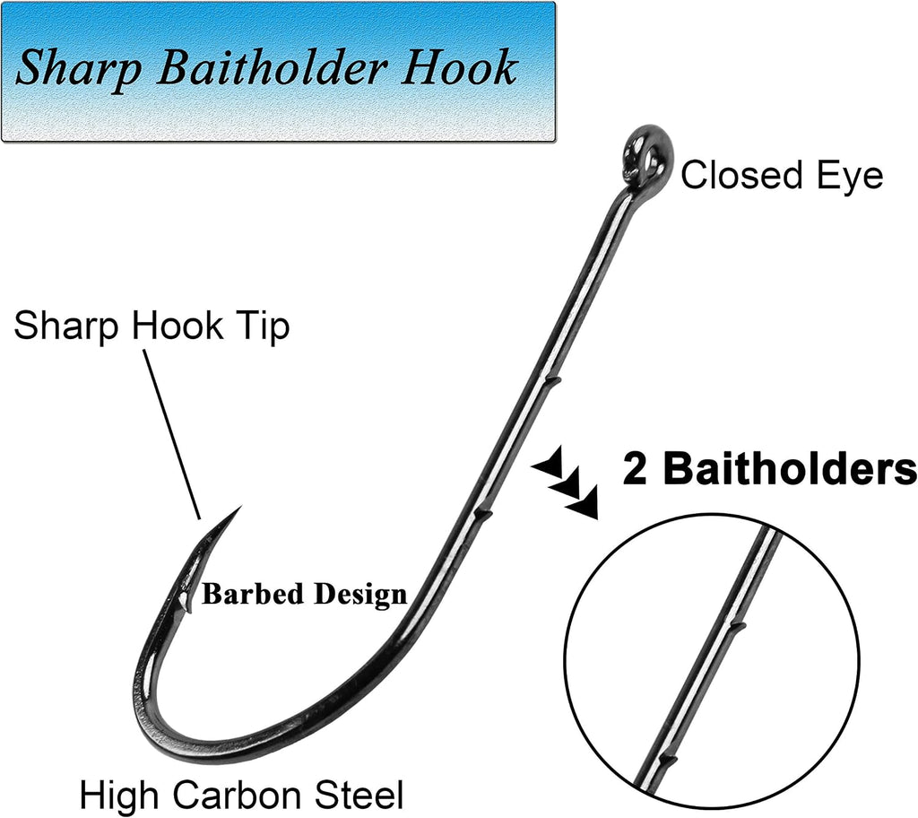 Fishing Bobbers Hooks Tackle Kit, 228pcs Basic Fishing Starter Kit Included Fishing Bobbers, Hooks, Weights Swivels Organized Fishing Tackle Box for Artificial and Live Baits Trout Panfish