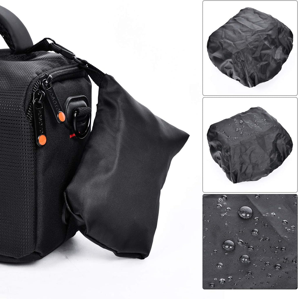 Waterproof Crossbody Camera Bag for Canon Nikon Sony DSLR Mirrorless Camera