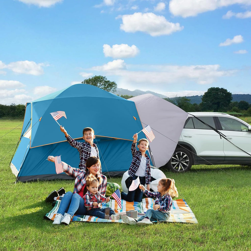 UNP SUV Dome Tent for Camping Outdoor 6 Person Car Camping Tent