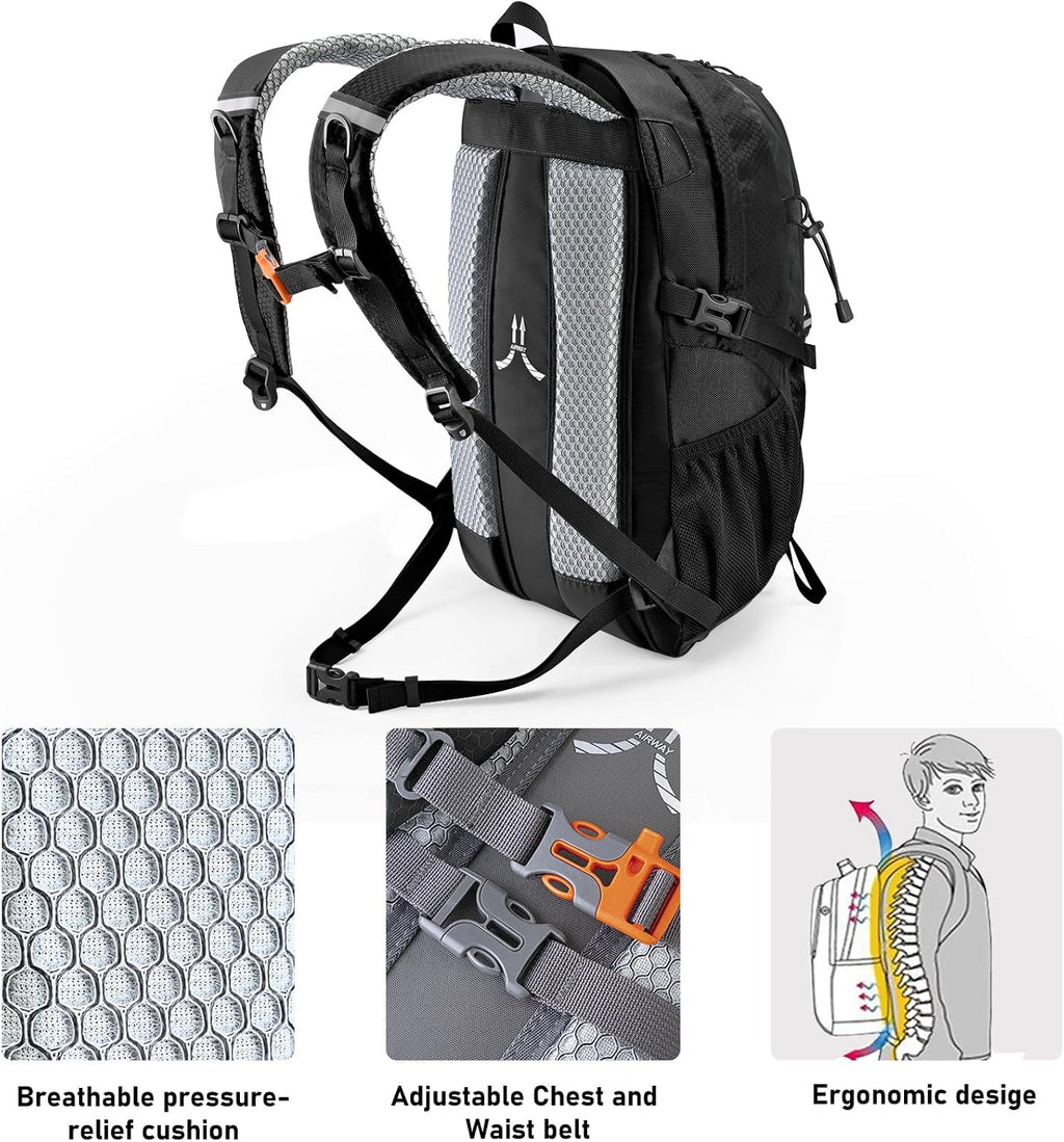 N NEVO RHINO Hiking Backpack,20L Waterproof Hiking Outdoor Daypack