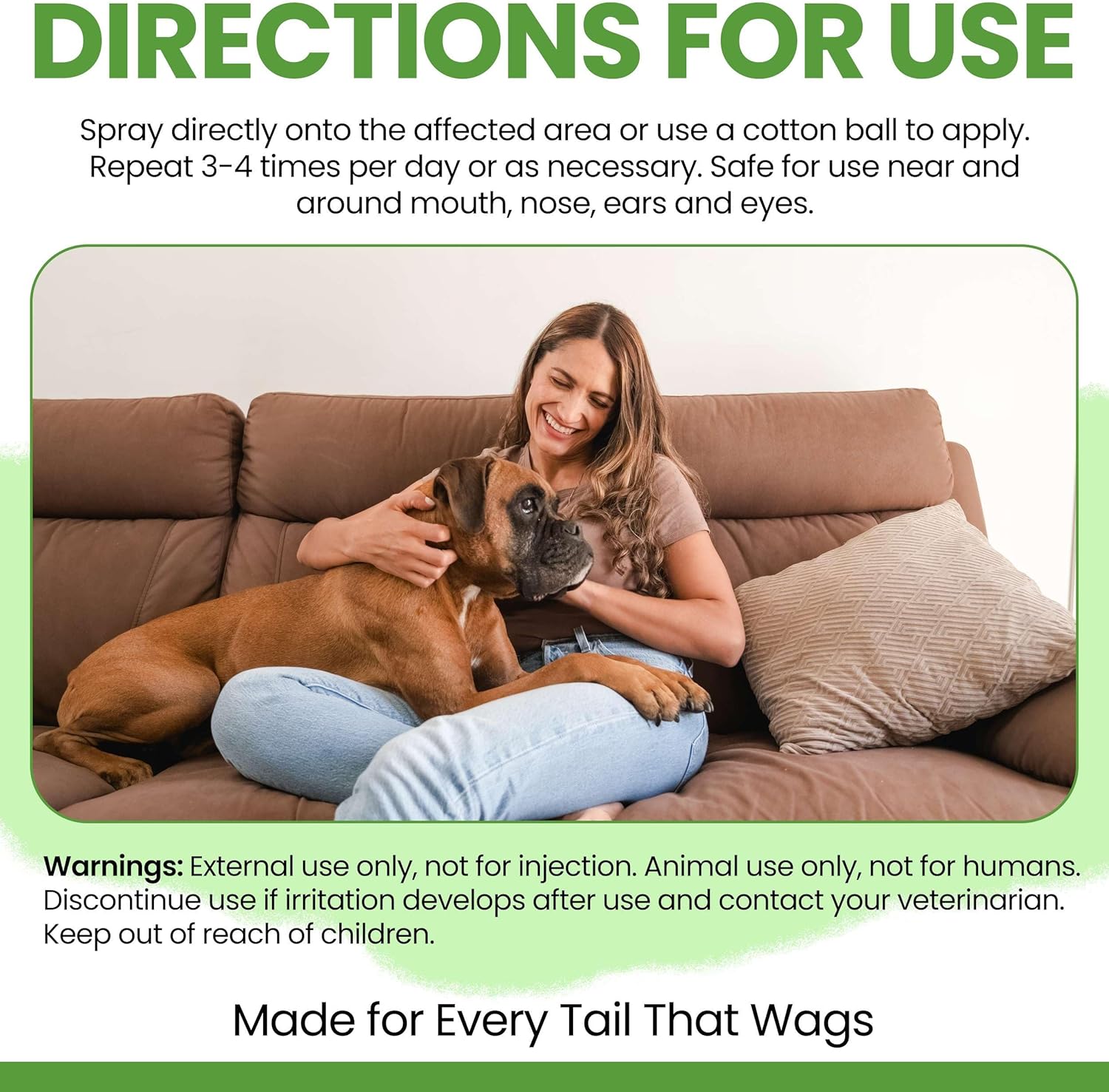Hypochlorous Acid Spray for Dogs, 4oz - Pet Wound Care & Skin Relief