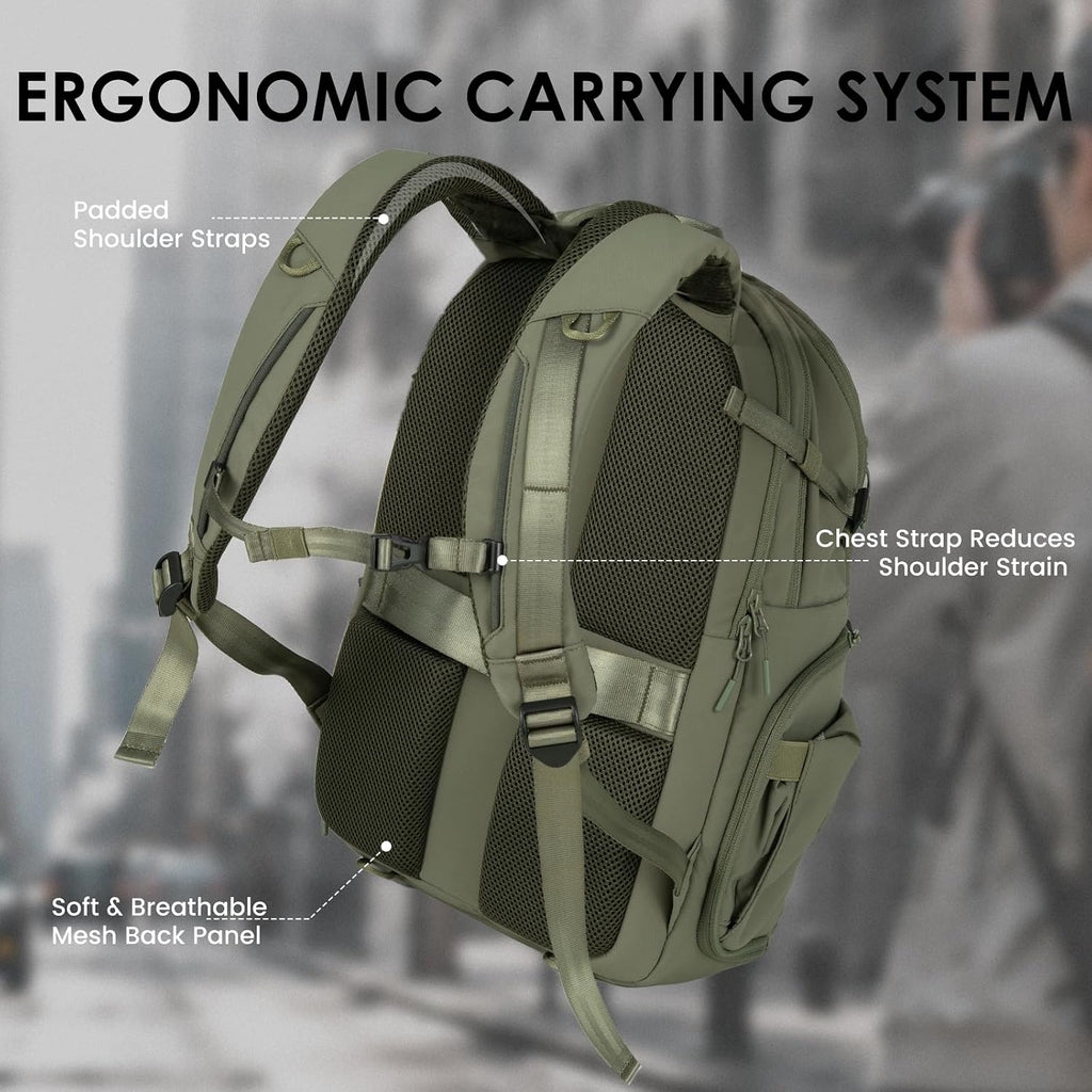 TARION Urban Camera Backpack for Photographers 21L ROVE FX21 Green