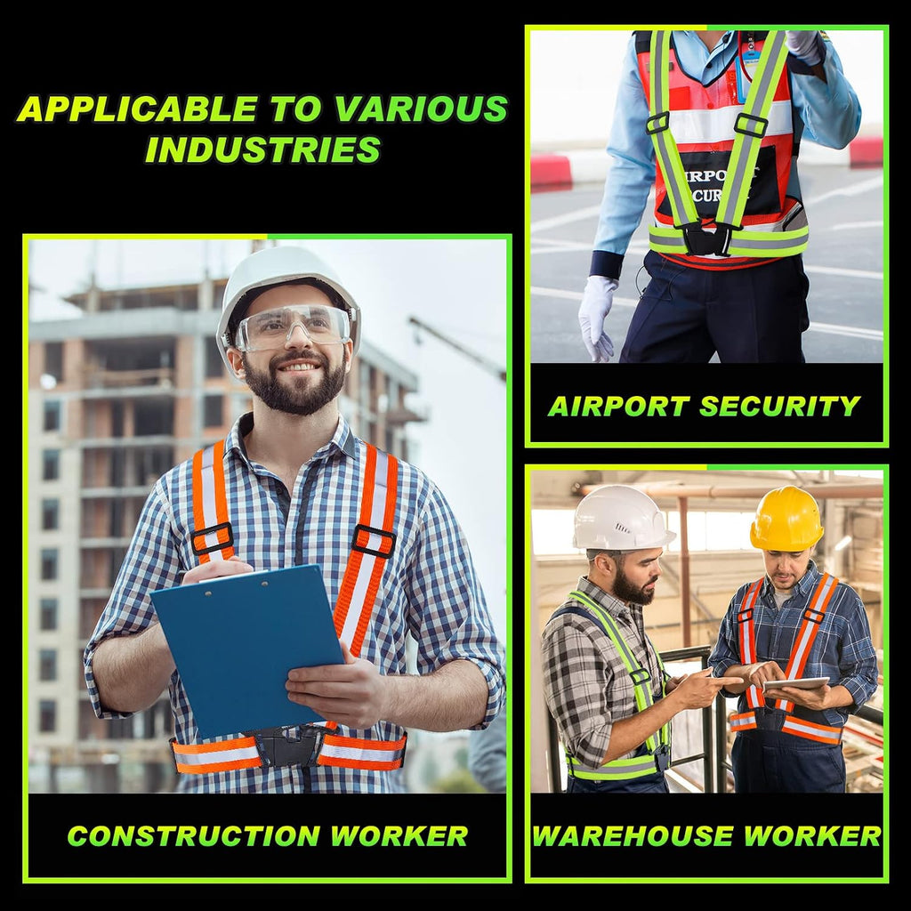 Hercicy Reflective Vest High Visibility Safety Vests Bulk