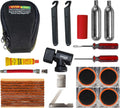 Stop & Go 100 27-Piece Bicycle Tire Repair & CO2 Inflation Kit for Bikes