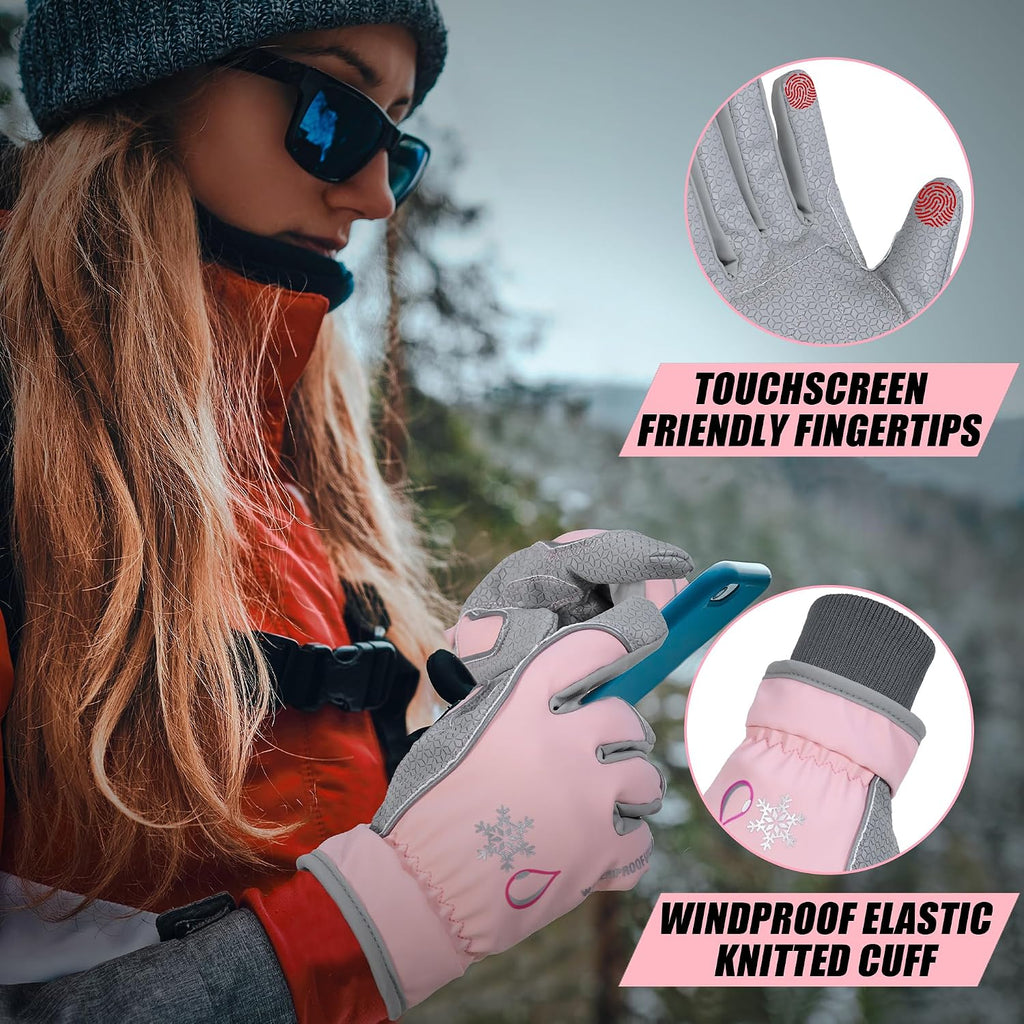 HANDLANDY Winter Work Gloves, 3M Thinsulate Waterproof Insulated Glove for Men Women