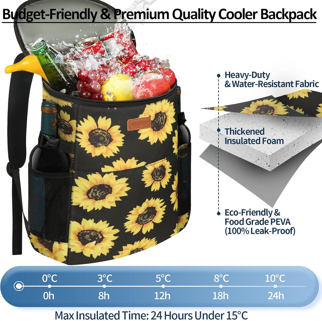 Vankor Camping Cooler Backpack Insulated Waterproof