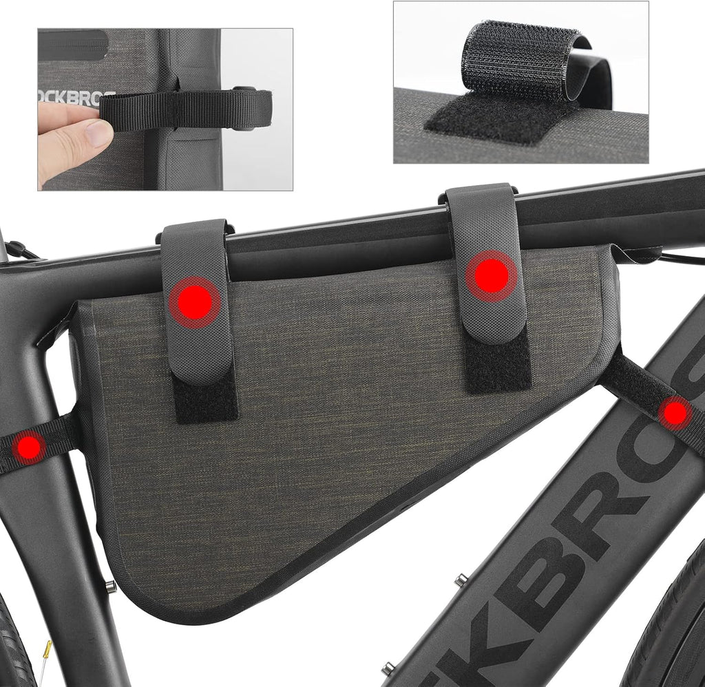 ROCKBROS 2.5L Bike Triangle Frame Bag Waterproof Bikepacking Bag
