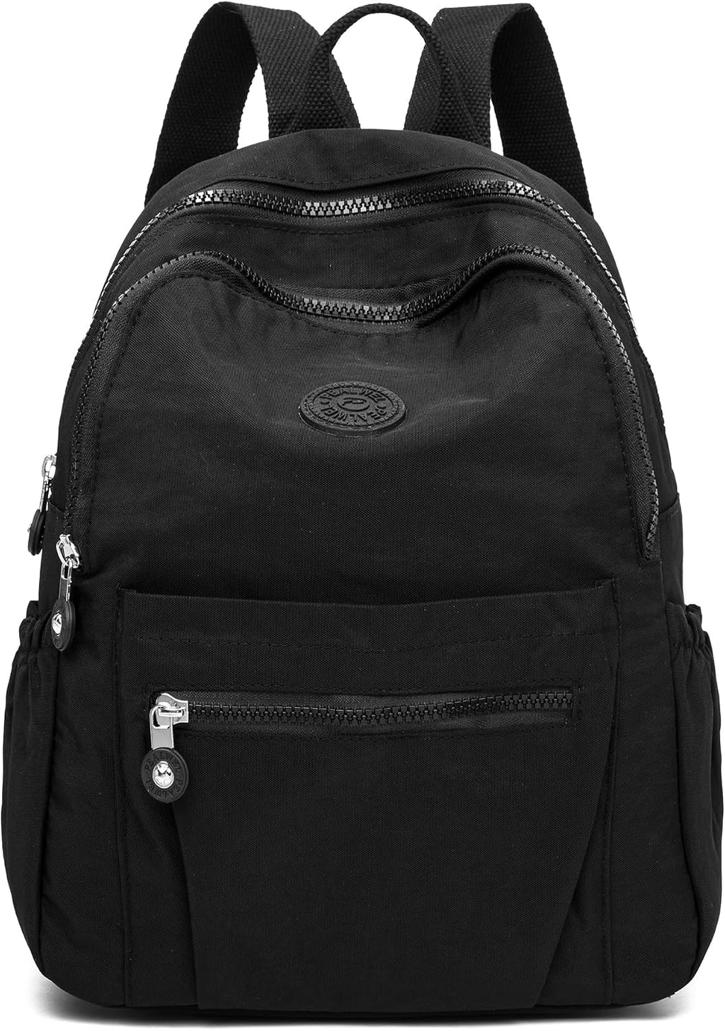 Pealwel Mini Backpack Purse for Women,Small Nylon backpacks for Ladies Backpacks Women Anti Theft Travel Bag (Black)