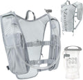 Zavothy Hydration Vest Pack with 1.5L Water Bladder, Lightweight 6L Hydration Backpack for Running, Hiking & Cycling, Breathable Reflective Hydration Vest for Men & Women