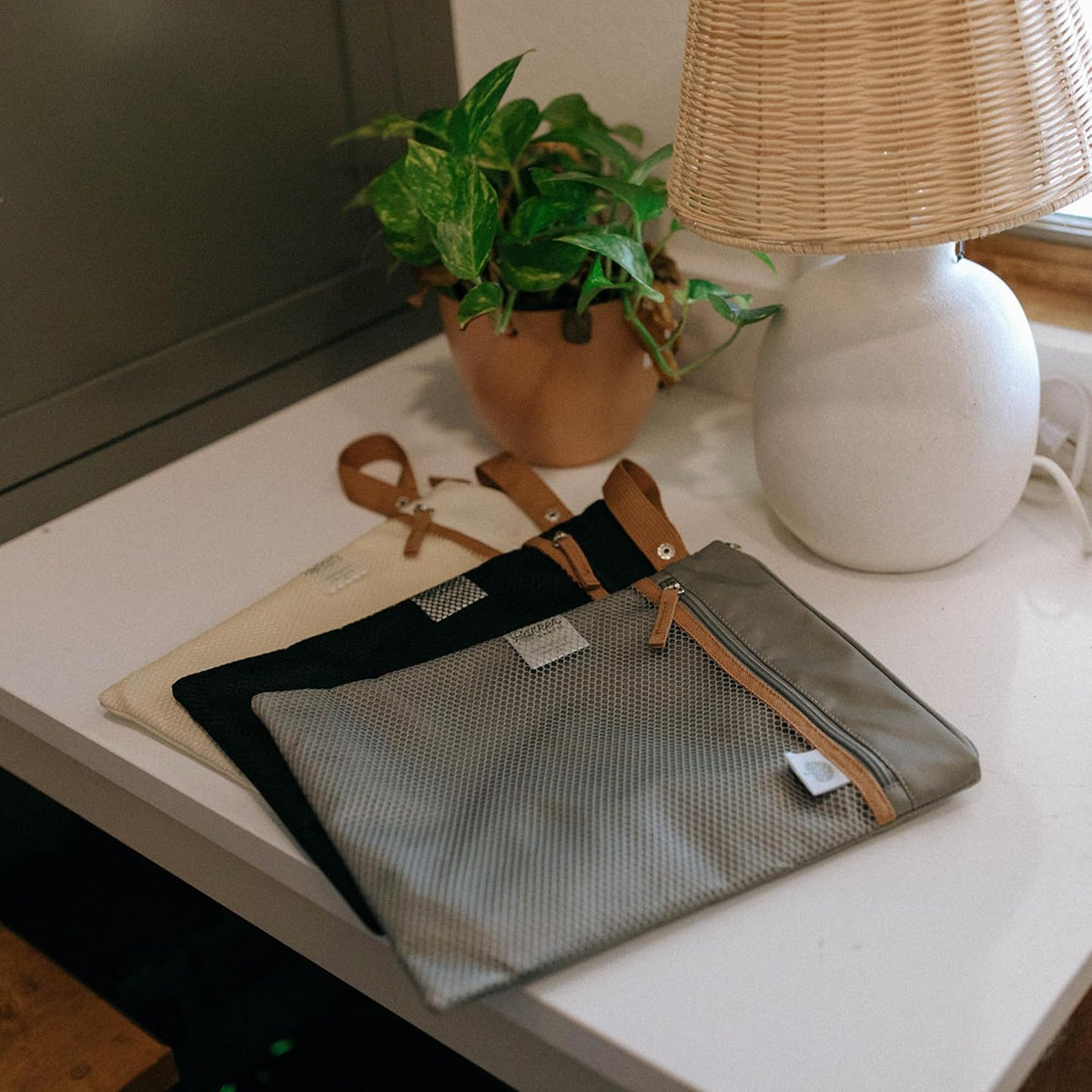 Parker Baby Co. Waterproof Wet Dry Bag for Diaper Bag - Gray