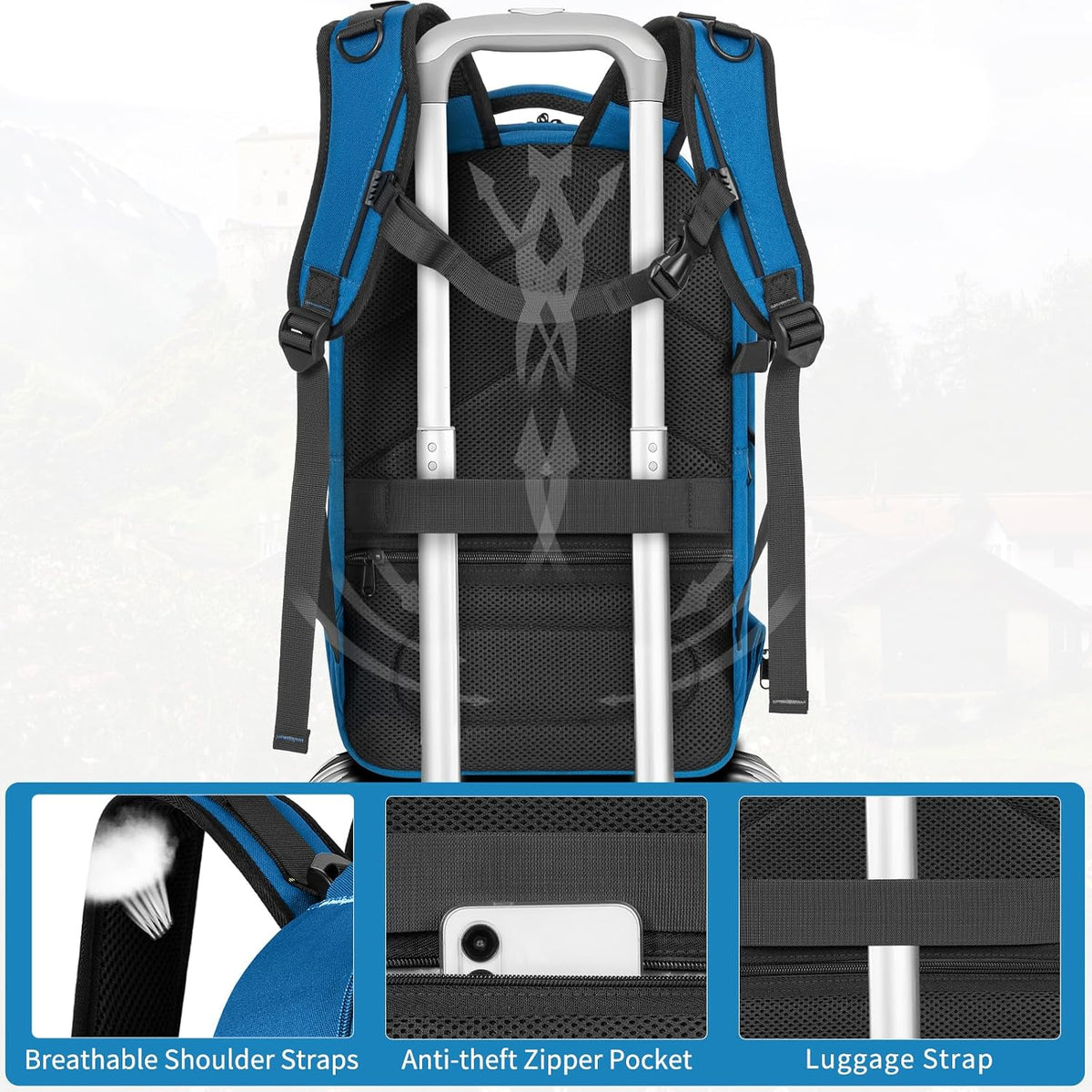 TORIBIO Large Hardshell Camera Backpack DSLR/SLR/Mirrorless Photography Bag