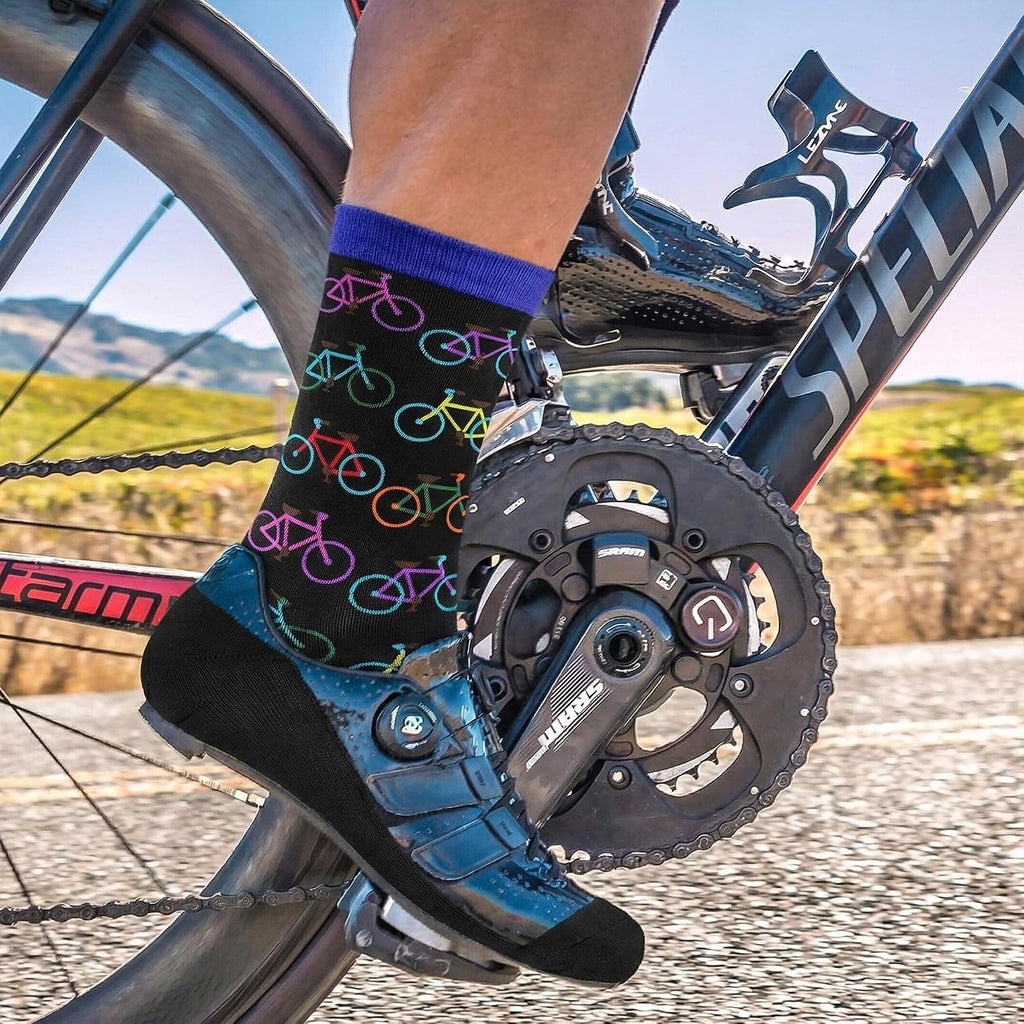 Mountain Bike Accessories - Gifts for Cyclists, Best Cycling Socks for Men, Funny Biker Gifts for Men Who Love Riding