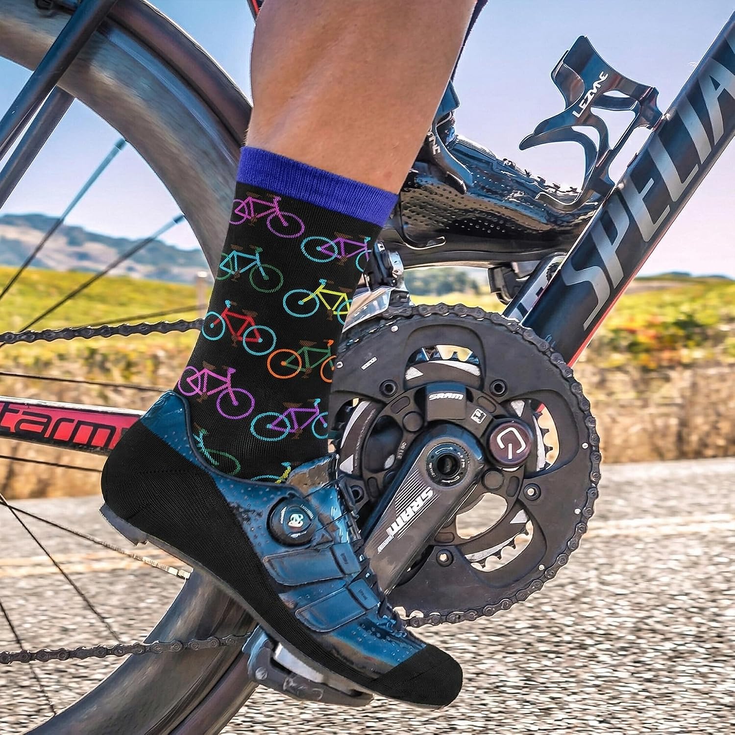 Mountain Bike Accessories - Gifts for Cyclists, Best Cycling Socks for Men, Funny Biker Gifts for Men Who Love Riding