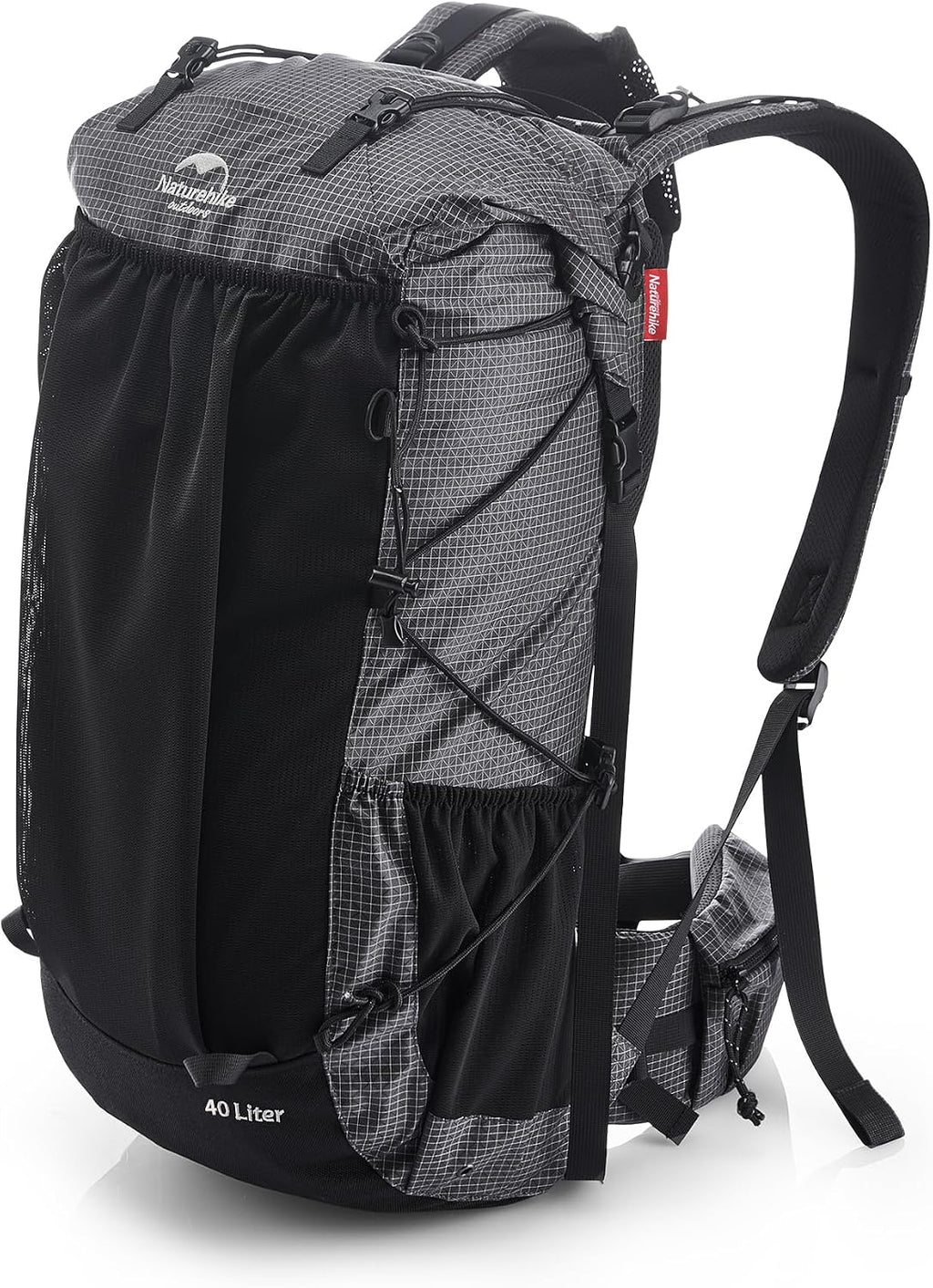 Naturehike 45L Rock Internal Frame Hiking Backpack for Outdoor Camping Travel Backpacking with Rain Cover Ultralight Backpack for Adults