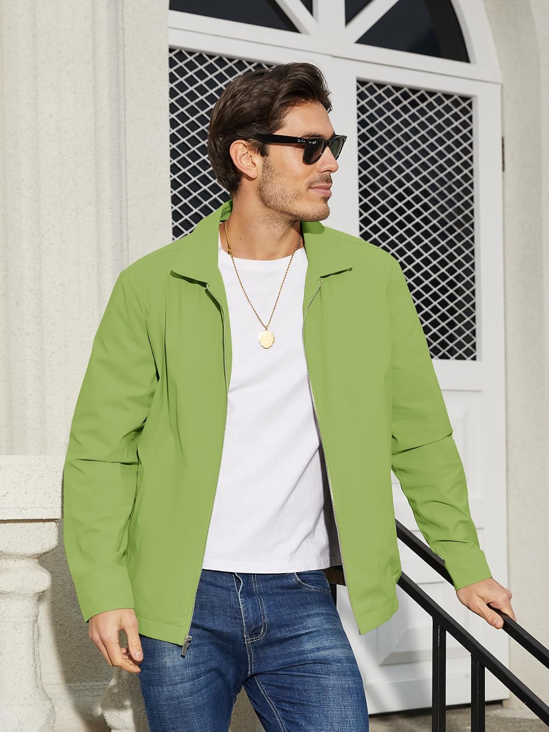 TACVASEN Men's Lightweight Jacket Fall Water-repellent Windbreaker Jackets