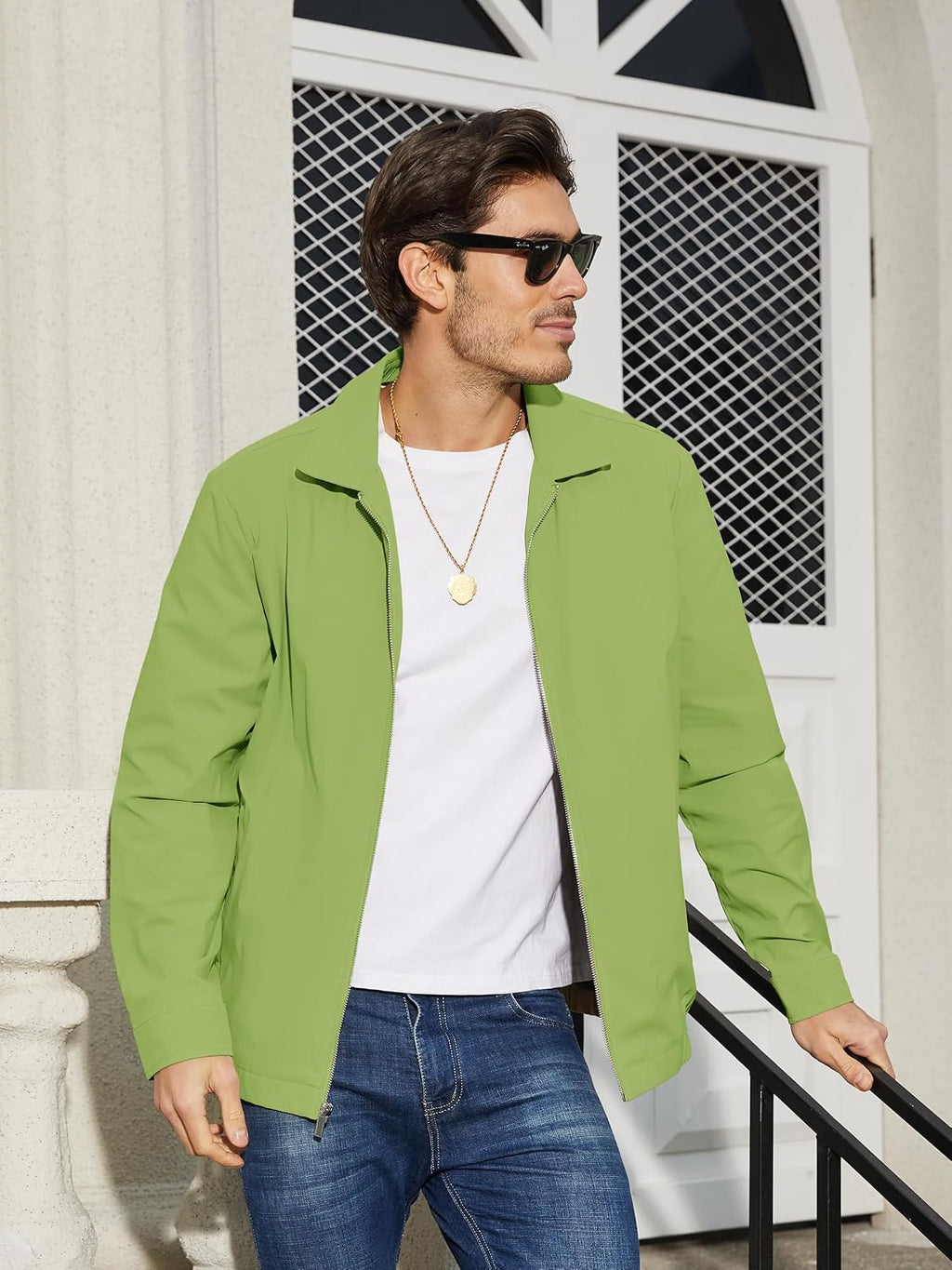 TACVASEN Men's Lightweight Jacket Fall Water-repellent Windbreaker Jackets