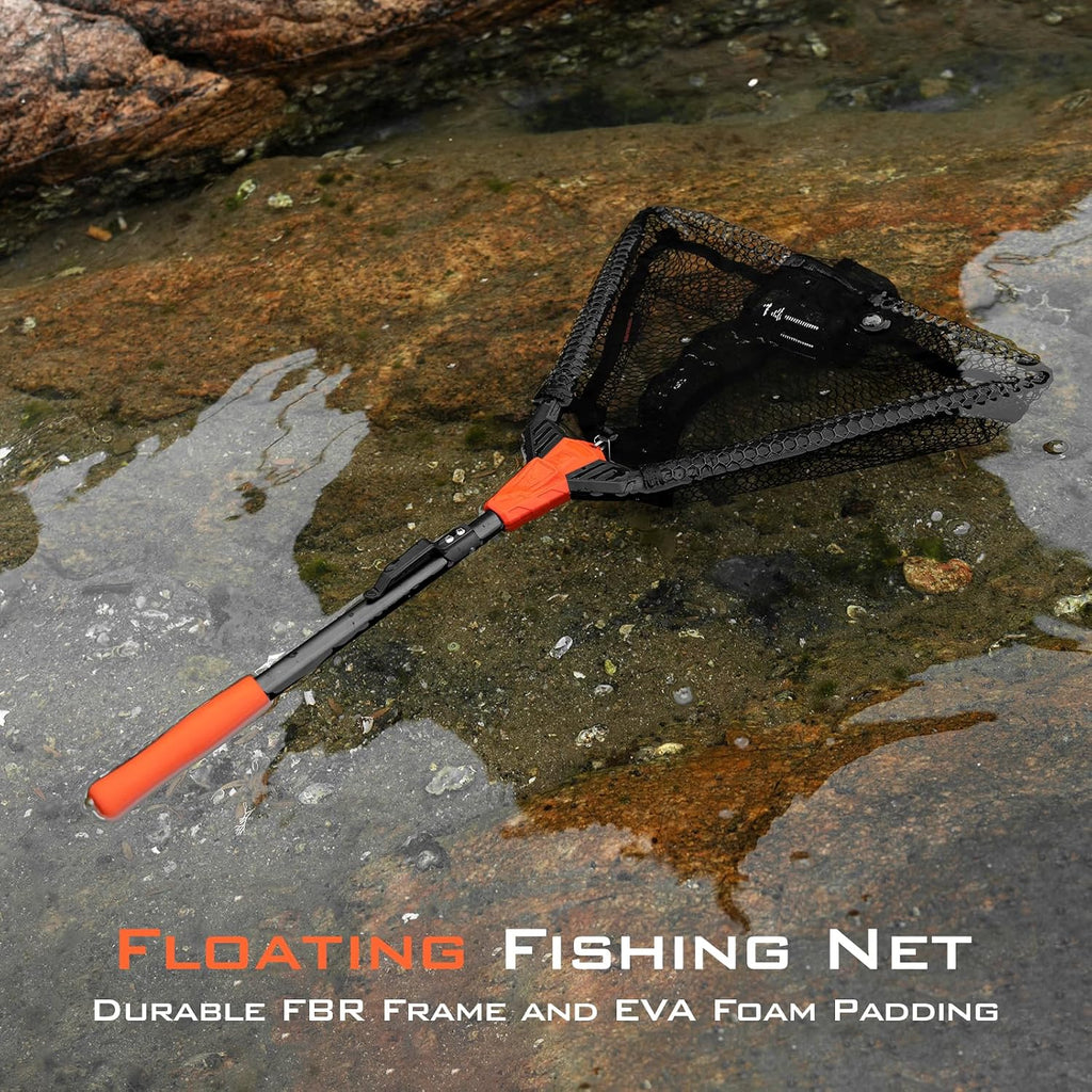 KastKing Pontus Floating Fishing Landing Net with Built-in Length Scale