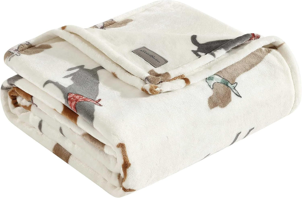 Eddie Bauer - Soft Twin Size Blanket for Bed or Couch, Cozy Bedding