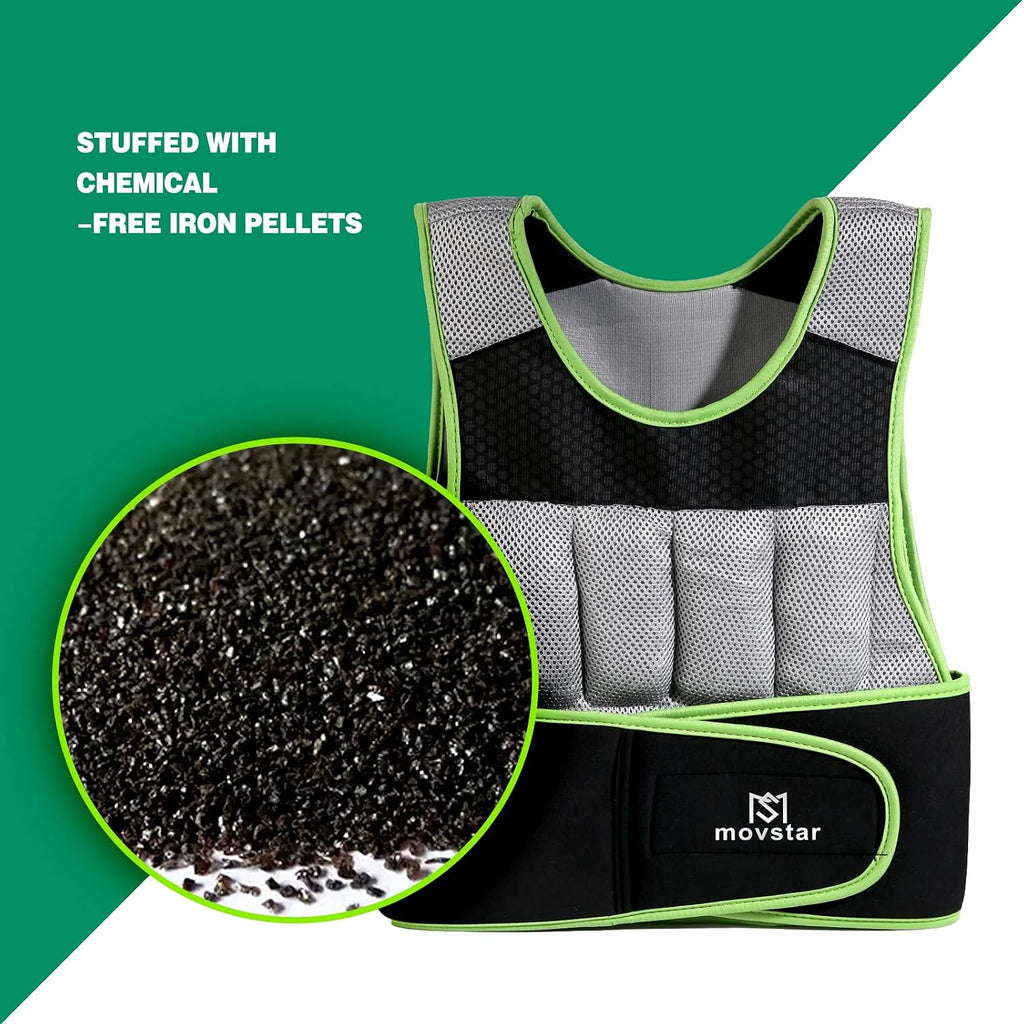 Adjustable Weighted Vest Women Men with Reflective Design 10lbs,20lbs Workout Vest for Strength Training, Walking, Jogging, Weightlifting, Running Men Women
