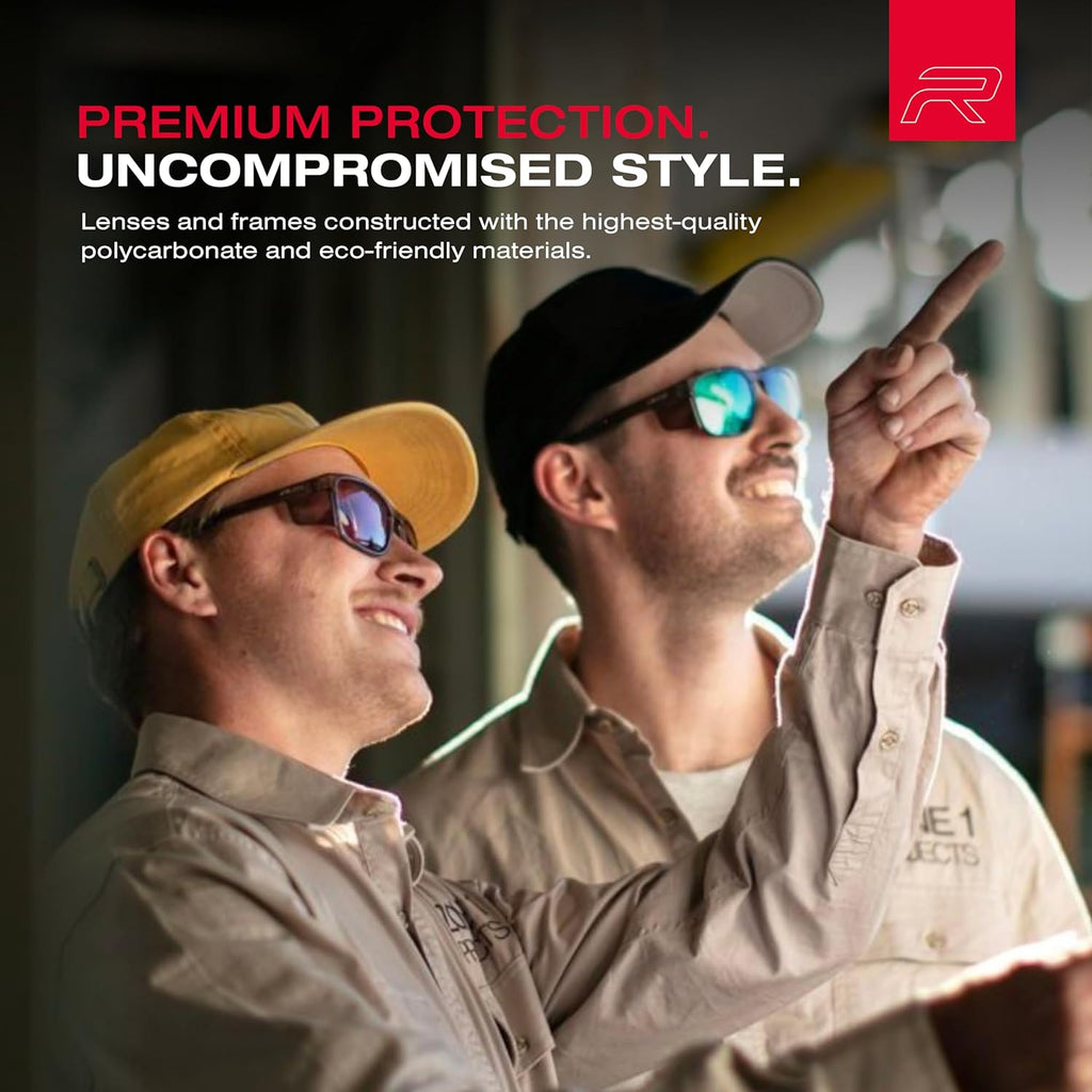 Riley Navigator X Sunglasses with Anti-Fog, LED Lenses & Side Sheilds