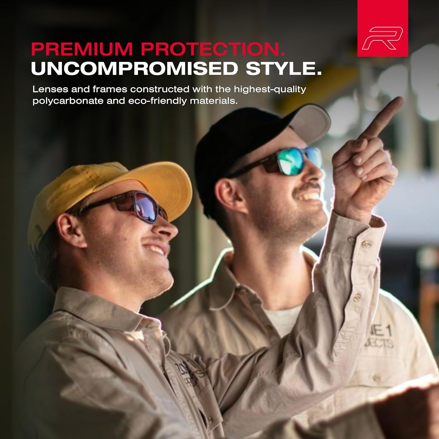 Riley Navigator X Sunglasses with Anti-Fog, LED Lenses & Side Sheilds