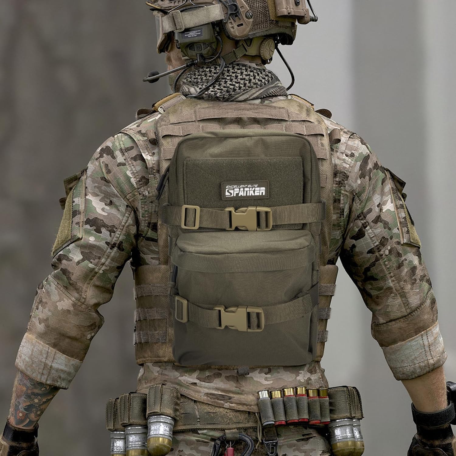 EXCELLENT ELITE SPANKER Tactical MOLLE Hydration Backpack Water Bladder Carrier Pack for Tactical Vest Backpack Plate Carrier