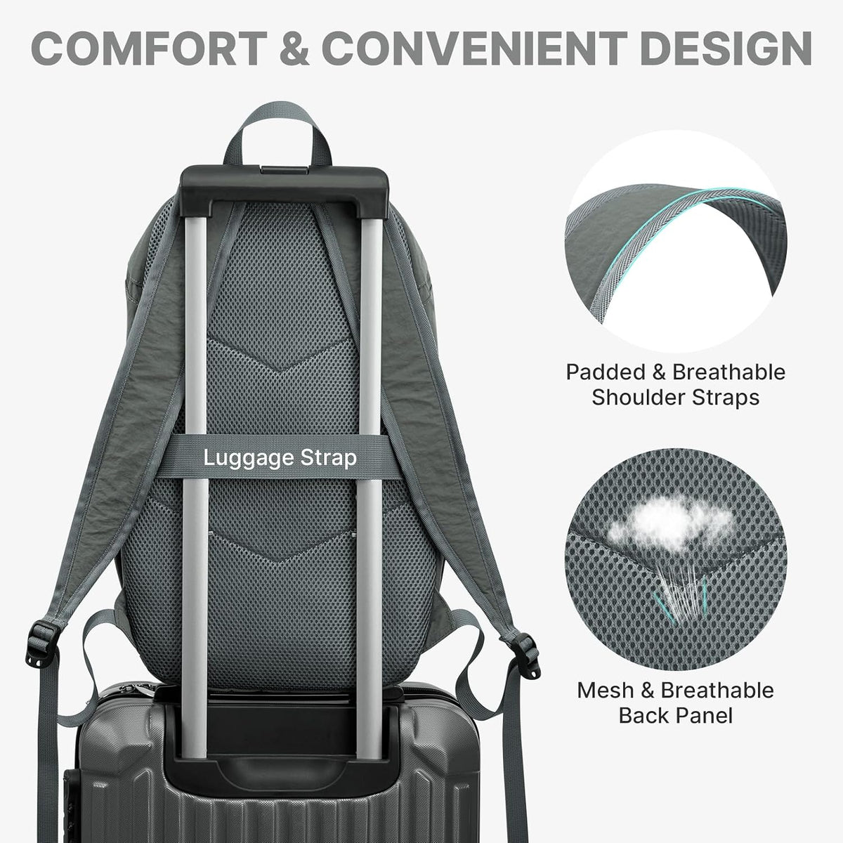 G4Free 20L Hiking Travel Backpack for Women Men