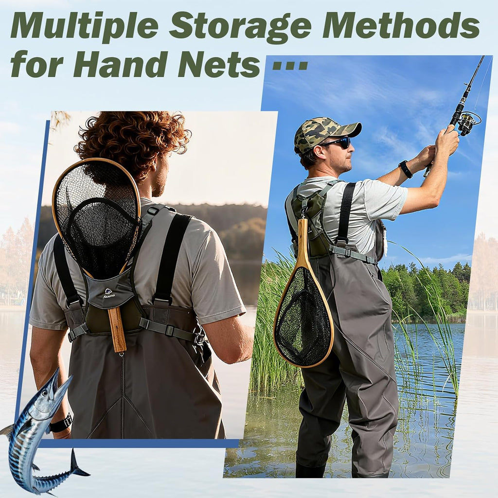 Fly Fishing Chest Pack,Outdoor Waterproof fishing Tackle Chest Bag with Multiple Compartments, Small Wade fishing,Can accommodate multiple fishing equipment/flying boxes