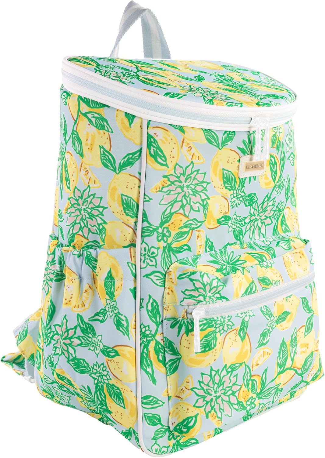 Lilly Pulitzer Insulated Backpack Cooler, Make Lemonade