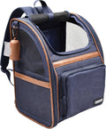 Jespet Pet Backpack Carrier for Small Dog, Soft Car Bed Ideal for Traveling
