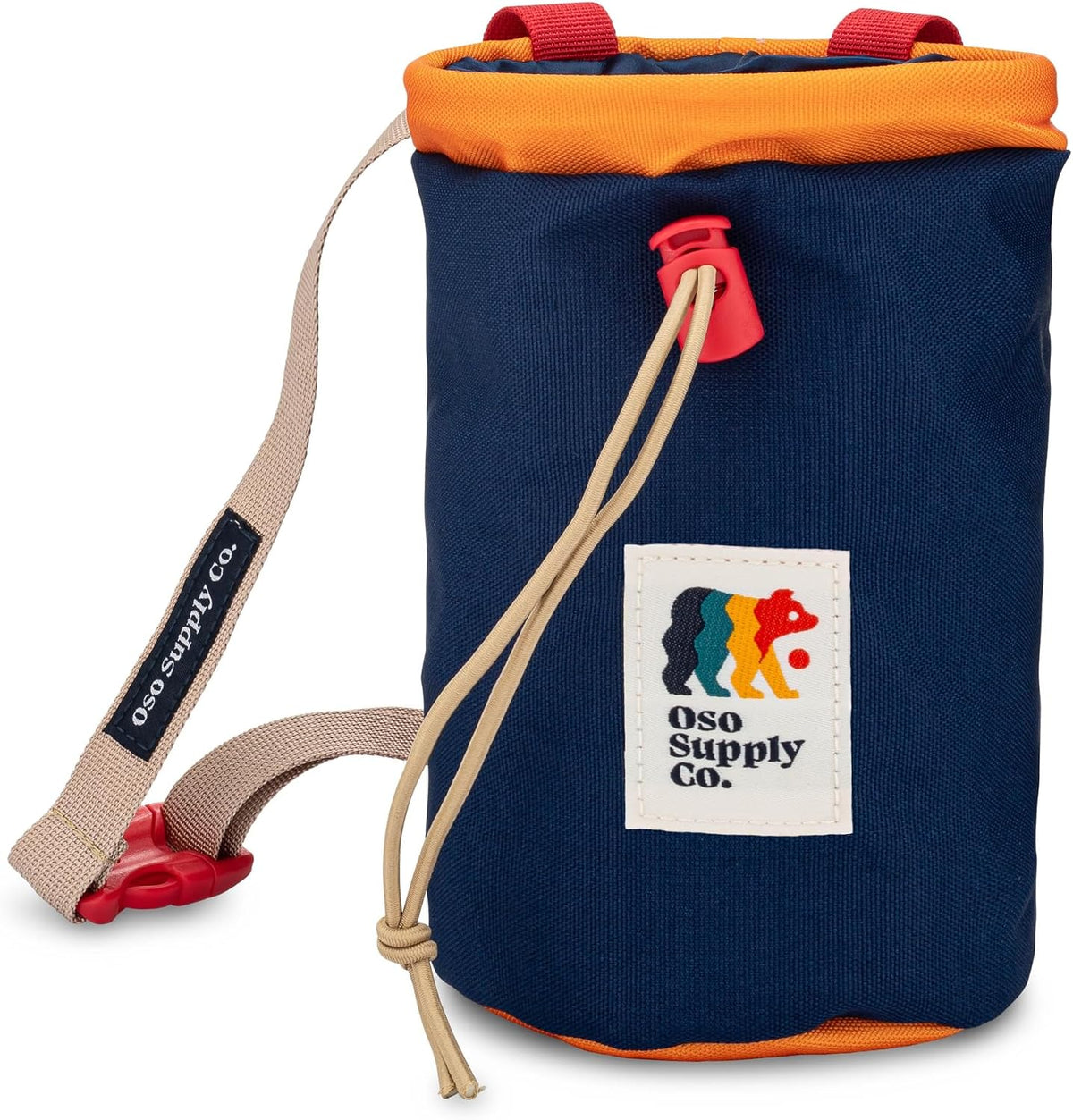 Oso Supply Co - Classic Chalk Bag for Rock Climbing, Bouldering Chalk Bag Bucket with Quick-Clip Belt, Zippered Pockets and Pouch - Perfect Indoor/Outdoor Rock Climbing Gear Equipment