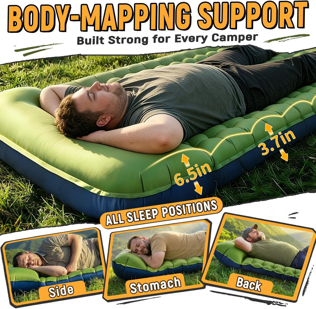 Myxslop Ultralight 50D Camping Sleeping Pad for Backpacking, Hiking, Tent