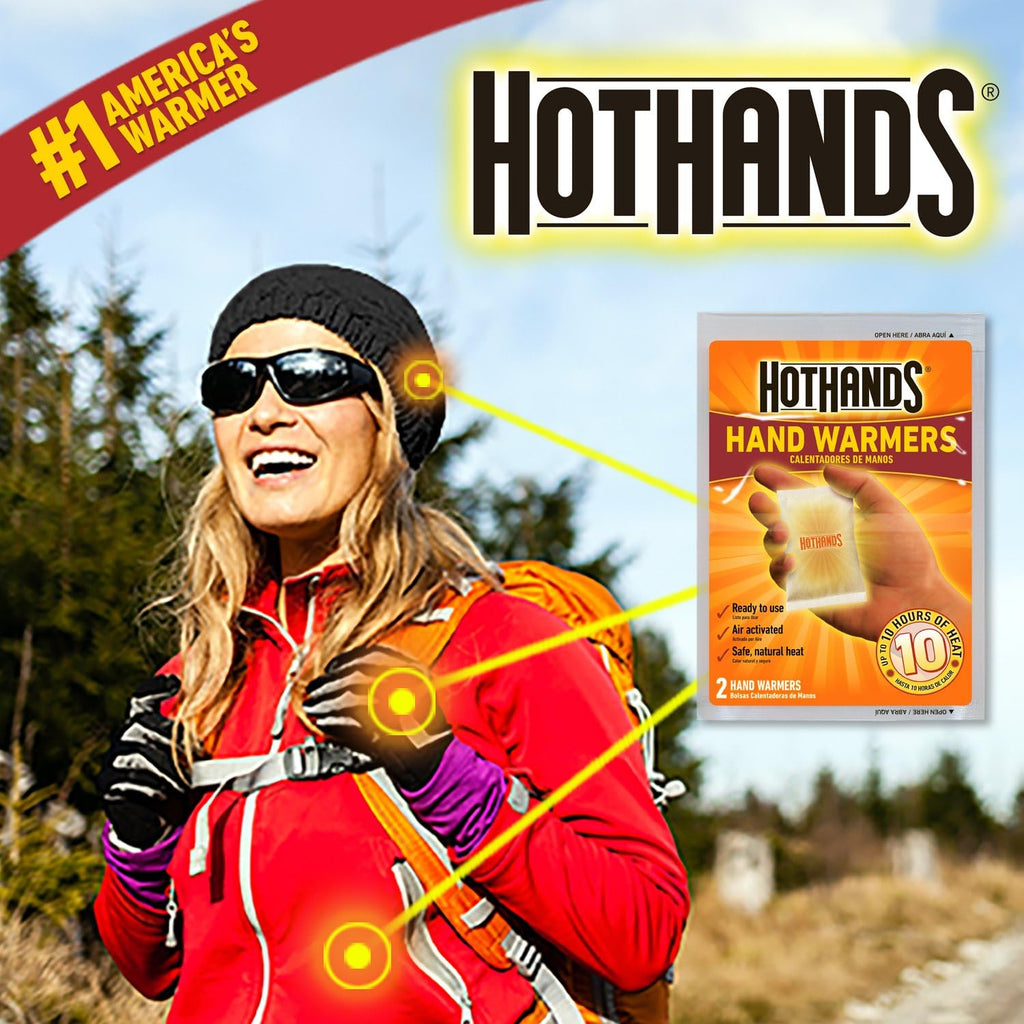 HotHands Hand Warmers Bulk Pack, 40 Pairs - America's Favorite Warmer