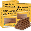 Realcook Natural Fire Starters for Fireplaces: Upgraded 108