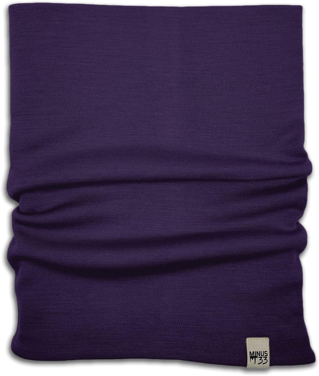 100% Merino Wool - Midweight Neck Gaiter - Skiing Neck Warmer - Winter Face Mask - Multipurpose Headwear