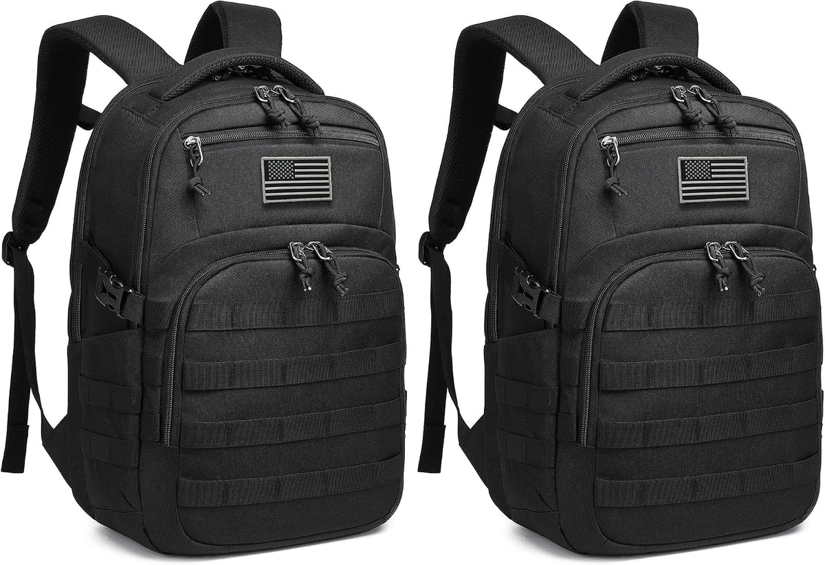 Wotony Military tactical backpack, backpack for men black small tactical assault bag
