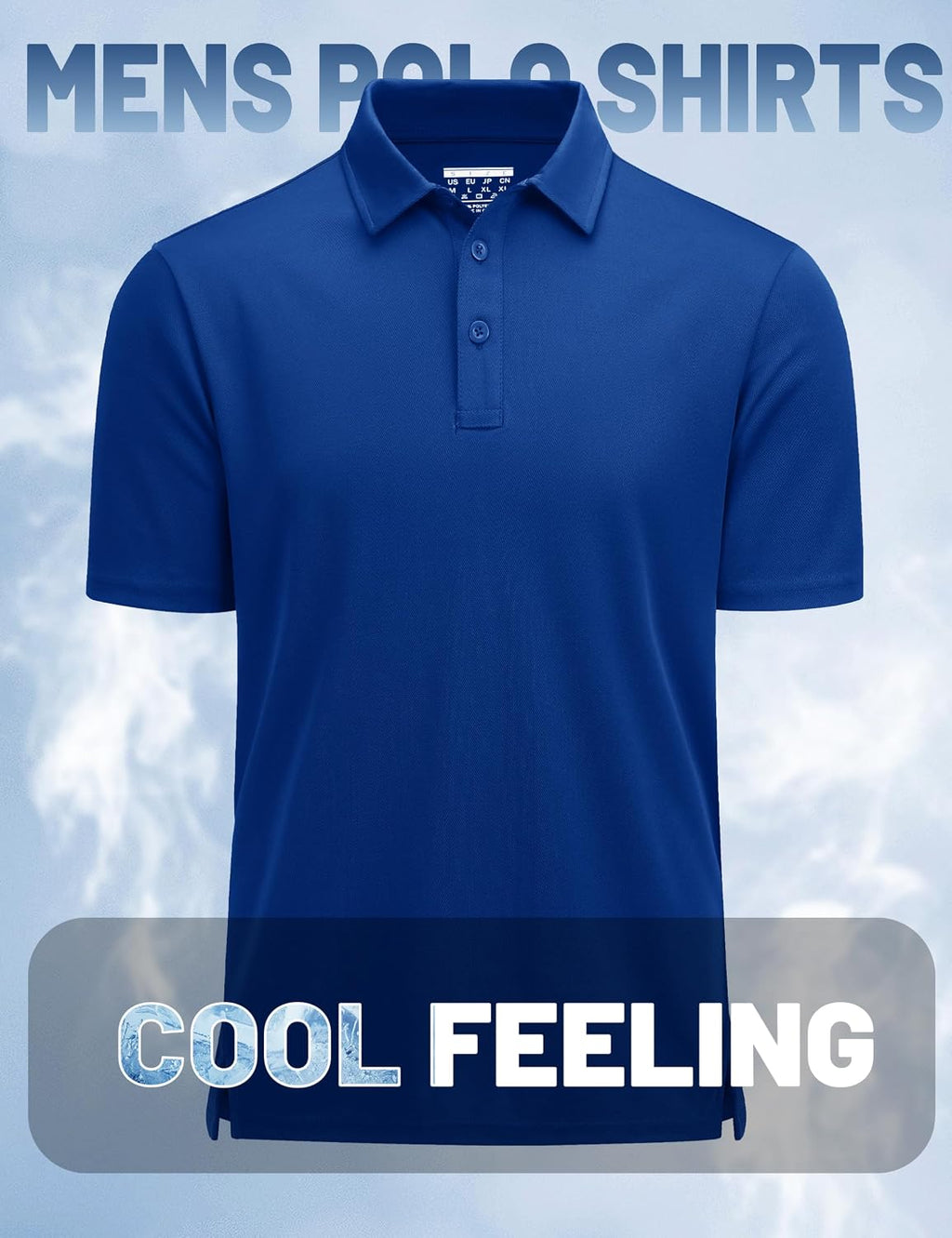 MAGCOMSEN Men's Polo Shirts Short Sleeve Golf Quick Dry Collared Moisture Wicking Athletic Performance Polos