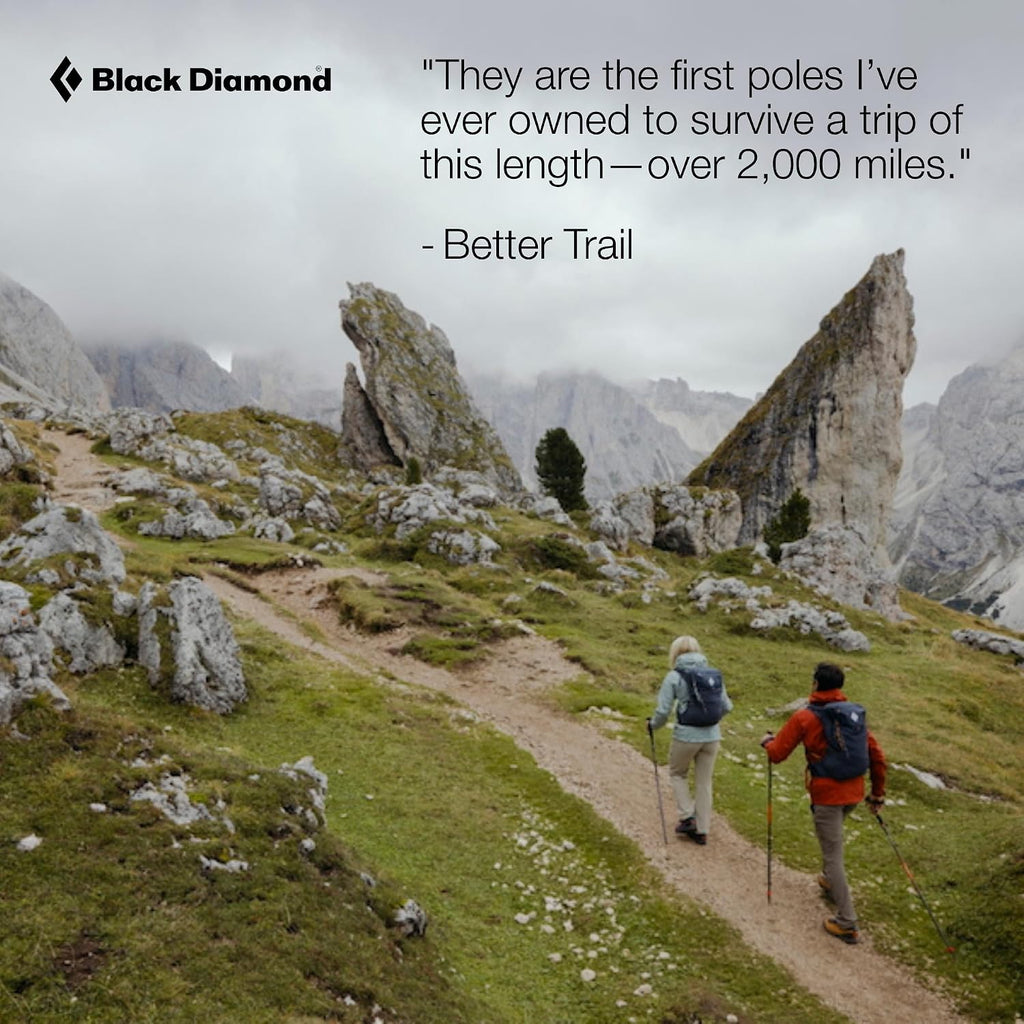 BLACK DIAMOND Pursuit Adjustable Trekking Poles (Pair) Natural Cork Hiking