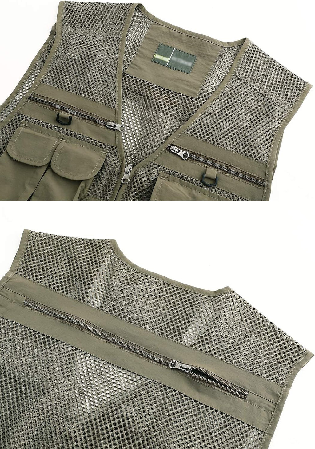 Spanye Mens Outdoor Fishing Vest Safari Travel Photography Vests Jacket Multi Pocket