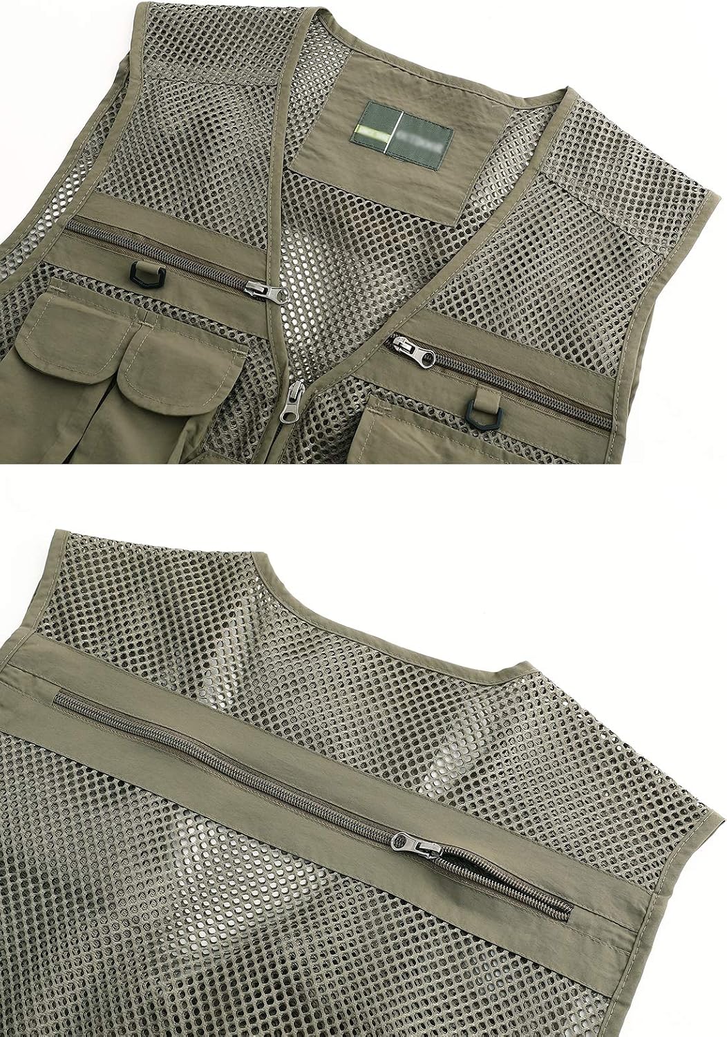 Spanye Mens Outdoor Fishing Vest Safari Travel Photography Vests Jacket Multi Pocket