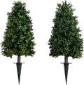 Nearly Natural 2.5 ft Artificial UV-Resistant Boxwood Plant (Set of 2)