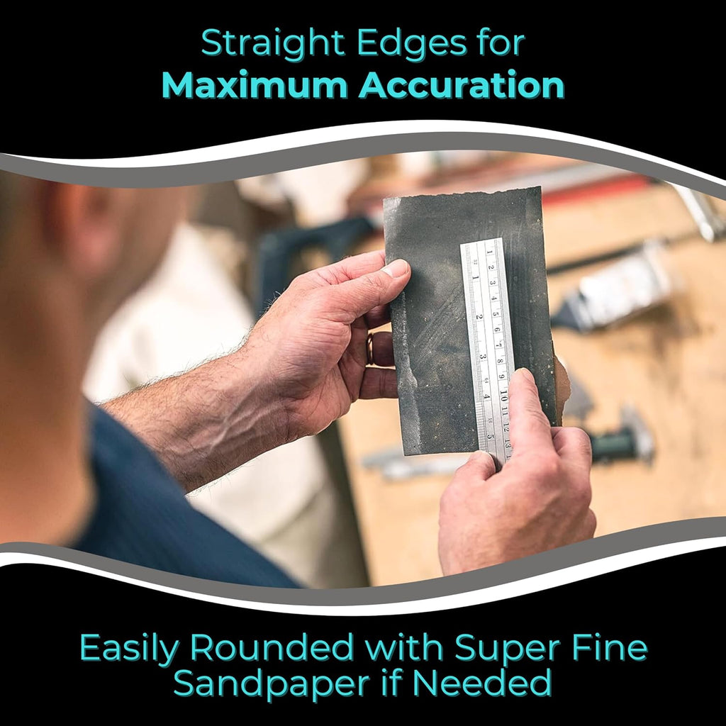 6 Inch Metal Ruler, Stainless Steel Ruler, 50-Pack, Imperial & Metric