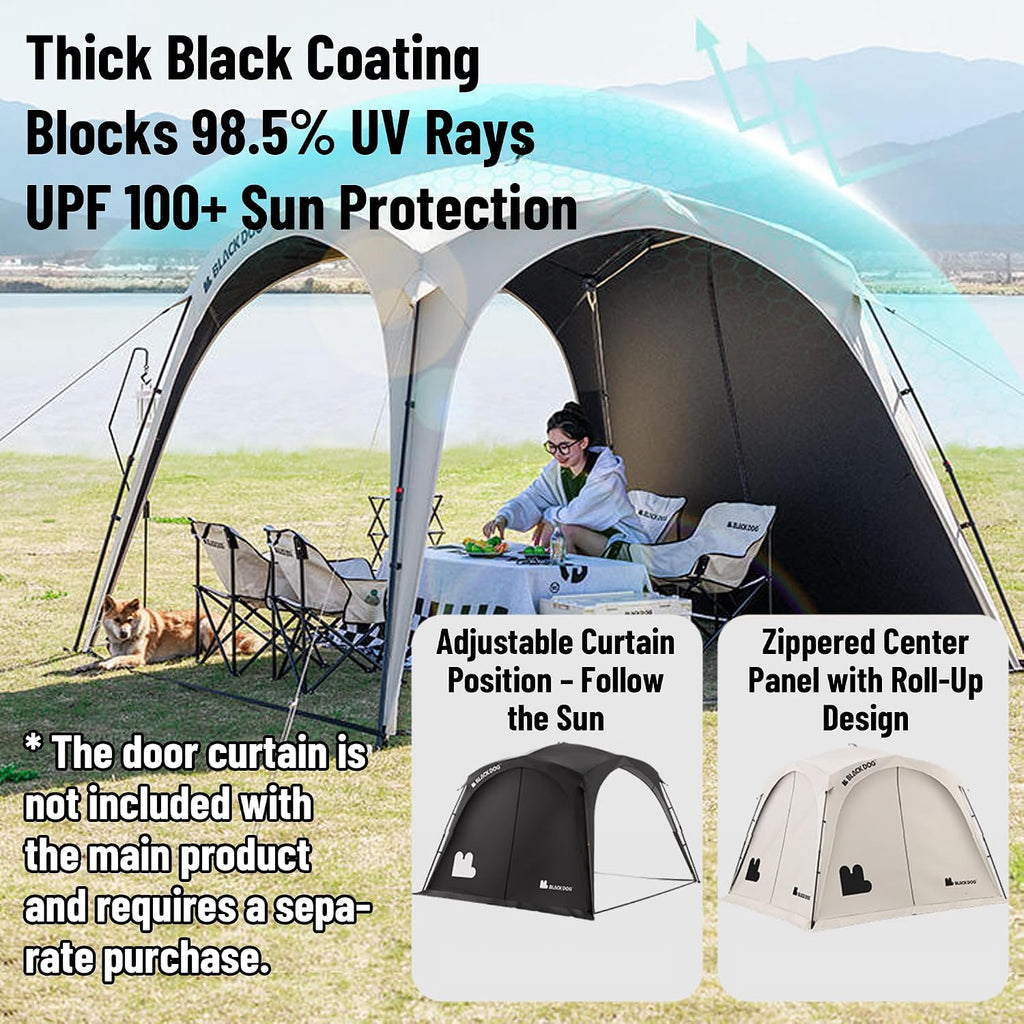 Blackdog 4-6 Person Camping Canopy Tent, Easy Set up Instant Pop up Tents