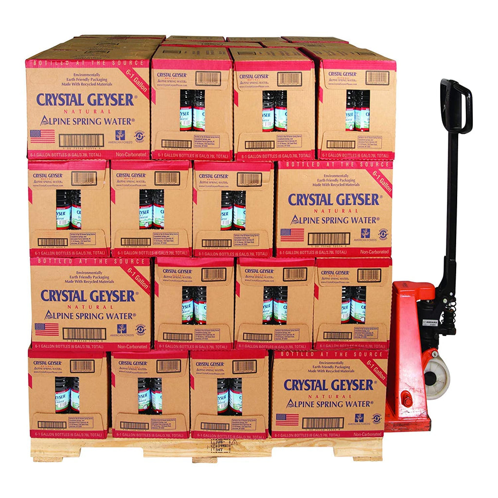 Crystal Geyser Natural Alpine Spring Water, Drinking Water Bottled at the Source, 6 Gallons